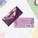 Money envelope "Happy Birthday!" Cutting, embossing, purple background