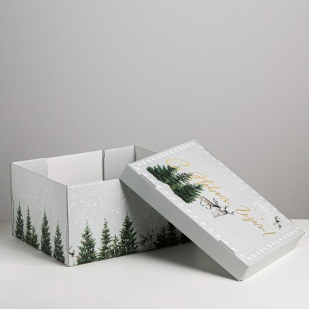 Cozy New Year folding box, 31.2 x 25.6 x 16.1 cm, New Year-5