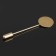 The base "brooch-igla" l = 5 cm, platform is 1.5 cm (set of 5 pcs.), Color gold