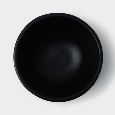 Plate - Round Loft, 20 × 9 cm salad, black color-2