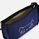 Cosmetic bag with a lining, blue color