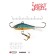 Balancir Lucky John Baltic 4 + tee, 4 cm, color 53, blister