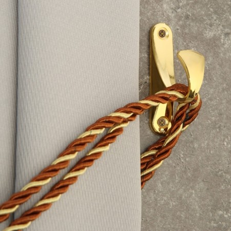 Hook for curtains KS101 CAPPIO, one -rot, color gold, 2 pcs-5