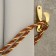 Hook for curtains KS101 CAPPIO, one -rot, color gold, 2 pcs