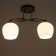 Alter chandelier 2he27 40w Black 42x21x27 cm Bayerlux