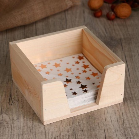 Pine napkin stand, h = 8 cm-2