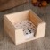 Pine napkin stand, h = 8 cm