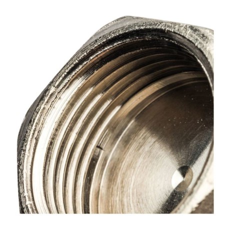 Stout SFT-0027-000034, 3/4 plug, internal threads, nickelled brass-3