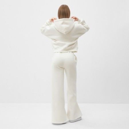 Women's costume (sweatshirt/pants) is launched, cream color, rr m (44-46)-2
