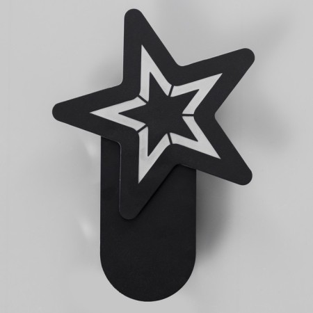 Bra "star" LED 4000K 10W black 20x15x4cm-1