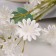 Artificial "Chrysanthemum" premium, 3.5x62 cm, white