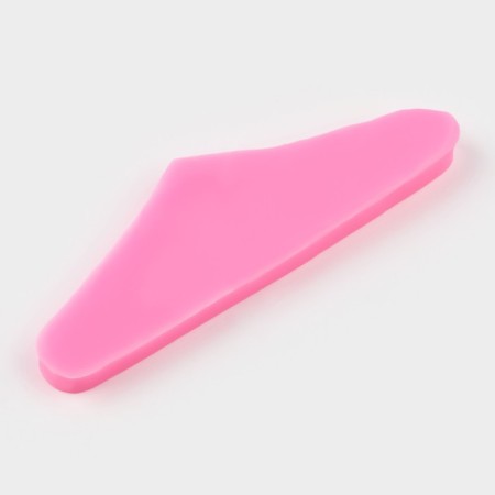 Mold Dolyana "Lepnina", silicone, 14.3 × 4.7 × 0.9 cm, pink color-2