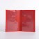 Cover for passport, red color