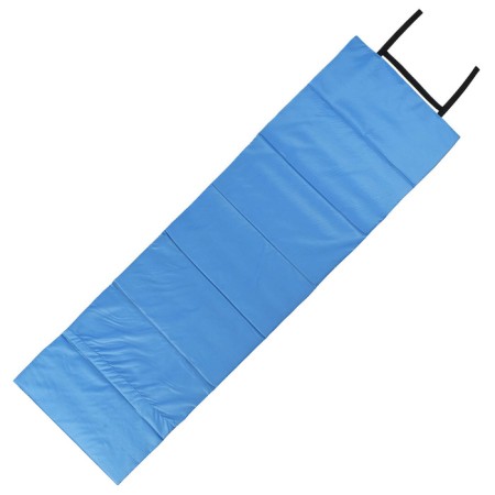 Tourist mat, folding, 170x51x0.8 cm, dark blue/blue color-5