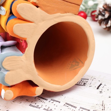 Kovrov toy "Baryshnya with children Winter", ceramics-3