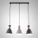 Lamp "cap" 3he27 50x15x20-120cm