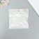 Beads for creativity plastic "White Flower" set 20 pcs 2.2x2.2 cm
