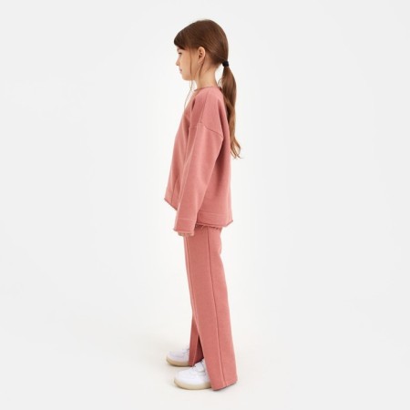 Kidsa (sweatshirt, trousers) minku Terracotta color, height 146-1