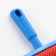 Puchoderma semicircular small with drops, 8.5 x 13 cm, blue