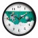 Children's wall clock "Cosmonaut", smooth move, D-30 cm