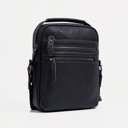 Male bag, black color