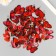 Stickers PVC "Red butterflies" set 40 pcs 8x7 cm