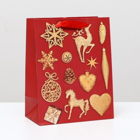 Laminated package "New Year's decor", 18 x 23 x 10 cm