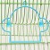 Poultry cell equipped BD-2/1D, 32 x 22 x 45 cm, green