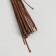 Set of wire for creativity D-0.8 mm, 60 cm, 50 pcs, brown