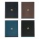 Notebook of 48 sheets, in a cage, on the crest "Monocolor Classics", cover shaking cardboard, VD-smoke, mix