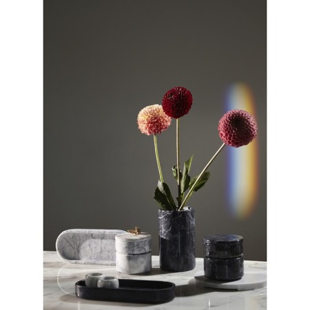 Bergenson Bjorn Marm tray, white marble, 25x10 cm-2