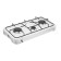 Gas tiles Centec CT-1522, 3 burners, white