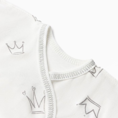 Costume (swing, slider, cap) Bloom Baby Crown, p. 68 cm, milk-7