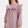 Платье для девочки с рюшей KAFTAN "Basic line", размер 32 (110-116), цвет сиреневый