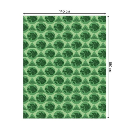 Green Dragon tablecloth, rectangular, oxford, size 145x180 cm-1