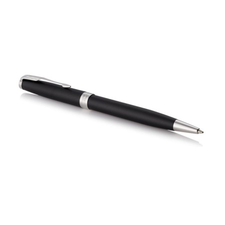 Ballpoint pen Parker Sonnet Core Matte Black Ct M, Black Matte Corps/ Chrome, Black Ink (1931524)-2