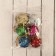 Set of balls plastic D-4 cm, 6 pcs "sequet" mix