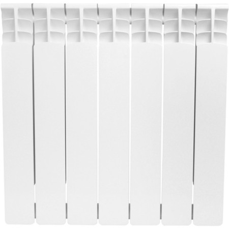 Bimetallic radiator Stout Space, 500 x 90 mm, 7 sections, side connection-1