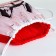 Bag for shoes on the lace, white color