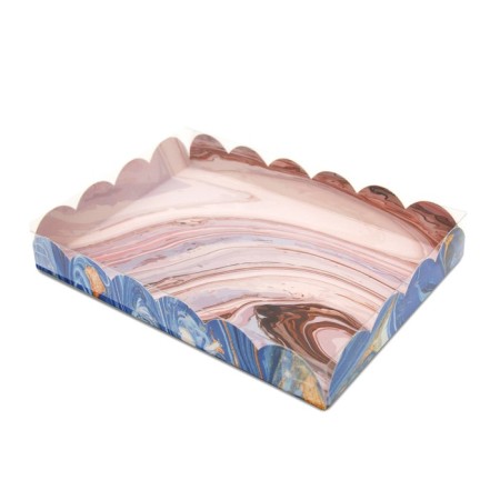 Box for cookies, "stone art", 22 x 15 x 3 cm