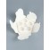 Box for 6 cupcakes, 18 x 18 x 5 cm, white