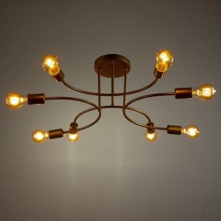 Causte "Douglas" 8he27 40w gold 85x85x15cm Bayerlux-2
