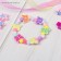 Bracelet Children's "Choselka" butterflies fluttering, color mix