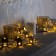 Garland “thread” 2.5 m with nozzles “house”, ip20, transparent thread, 10 LED, glow warm white, AAH2