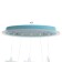 Motocycle chandelier LED 54W 4000k Blue 57x23x68 cm Bayerlux
