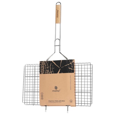 Ground Grill Universal Maclay, 26x45 cm, chrome steel, for barbecue-9
