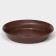 Flower pot with a pallet, 800 ml, brown color, chick shade