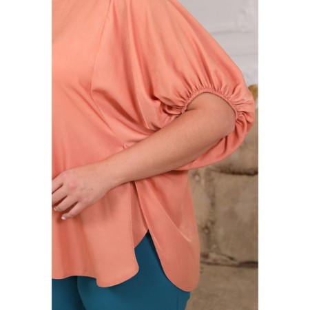 Female blouse, size 48, pink color-5