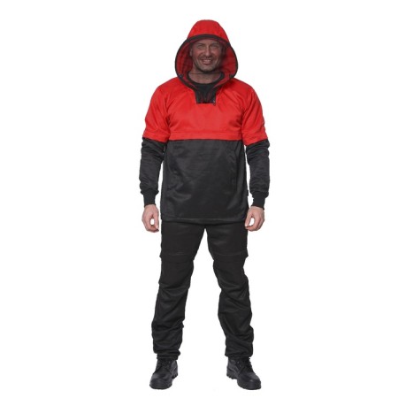 New Energy costume protection, size 68-70, height 182-188 cm, red color, black