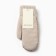 Women's mittens minku, beige color, 22 cm